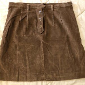 A.P.C. Corduroy Skirt, brown, size M